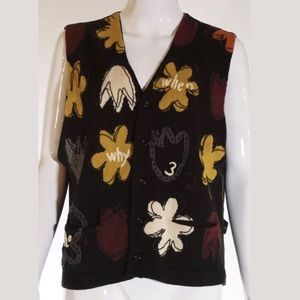 Matsuda Vintage button Up sleeveless sweater vest